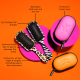 The Knot Dr. - Spazzola The Patterned Pro Hairbrush Zebra con Custodia